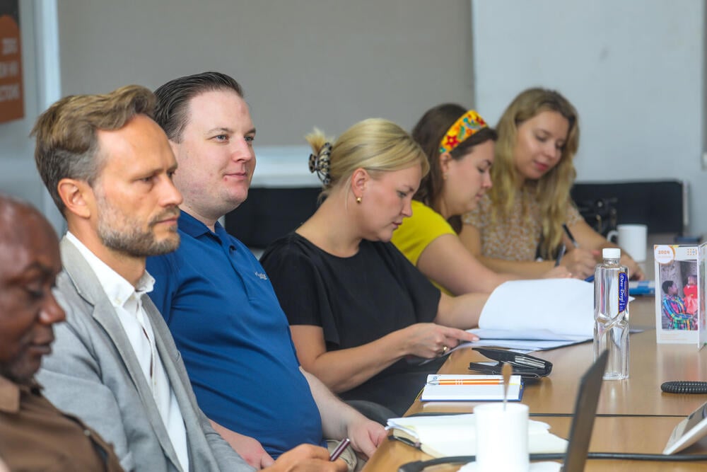 UNFPA, the United Nations sexual and reproductive health agency, held a dynamic meeting with young Finnish parliamentarians from the International Network of Young Parliamentarians and representatives from the Embassy of Finland, SHIVYAWATA.