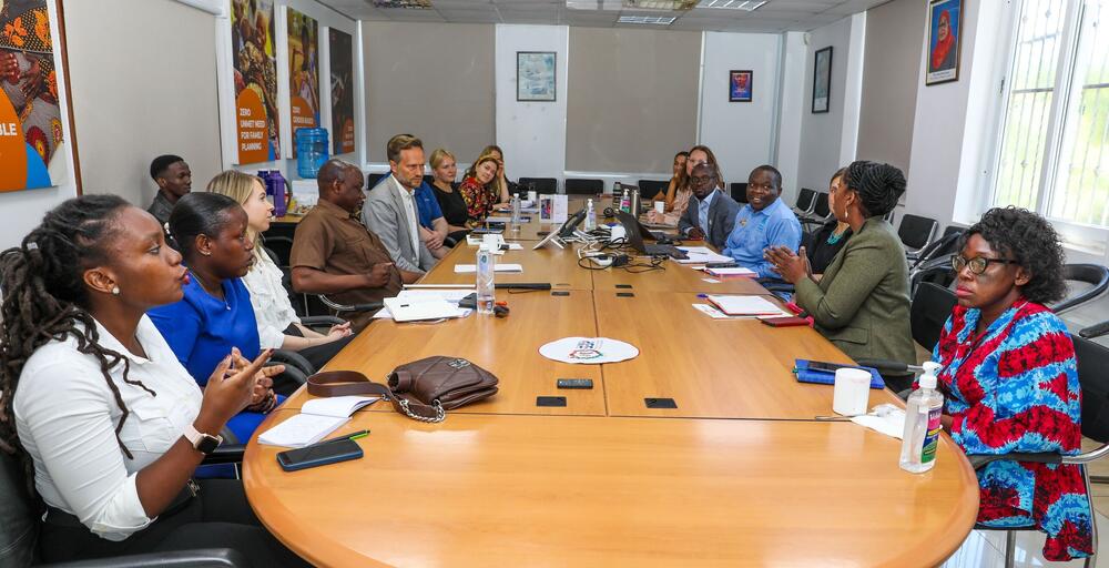 UNFPA, the United Nations sexual and reproductive health agency, held a dynamic meeting with young Finnish parliamentarians from the International Network of Young Parliamentarians and representatives from the Embassy of Finland, SHIVYAWATA.