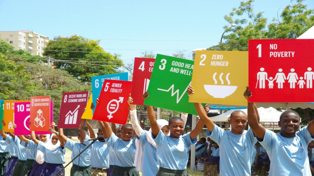 Young People in Tanzania Advocating for the Global Goals Photo: @UNFPATanzania / Warren Bright