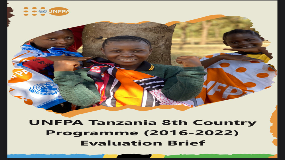 This document provides a summary of the Evaluation Report of the UNFPA 8th Country Programme (2016 - 2022) for the United Republ