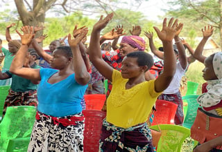 Women at the Bugarama Knowledge Centre, Msalala-Kahama Shinyanga. Photo @UNFPATanzania/ Warren Bright