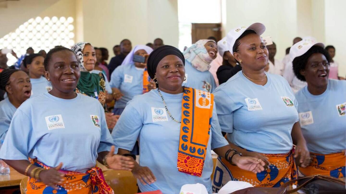 Midwives can provide 90 per cent of essential sexual, reproductive, maternal and newborn health services, including family planning. They also support survivors of gender-based violence, which skyrockets during crises. Photo @UNFPATanzania / Dr. Warren Bright