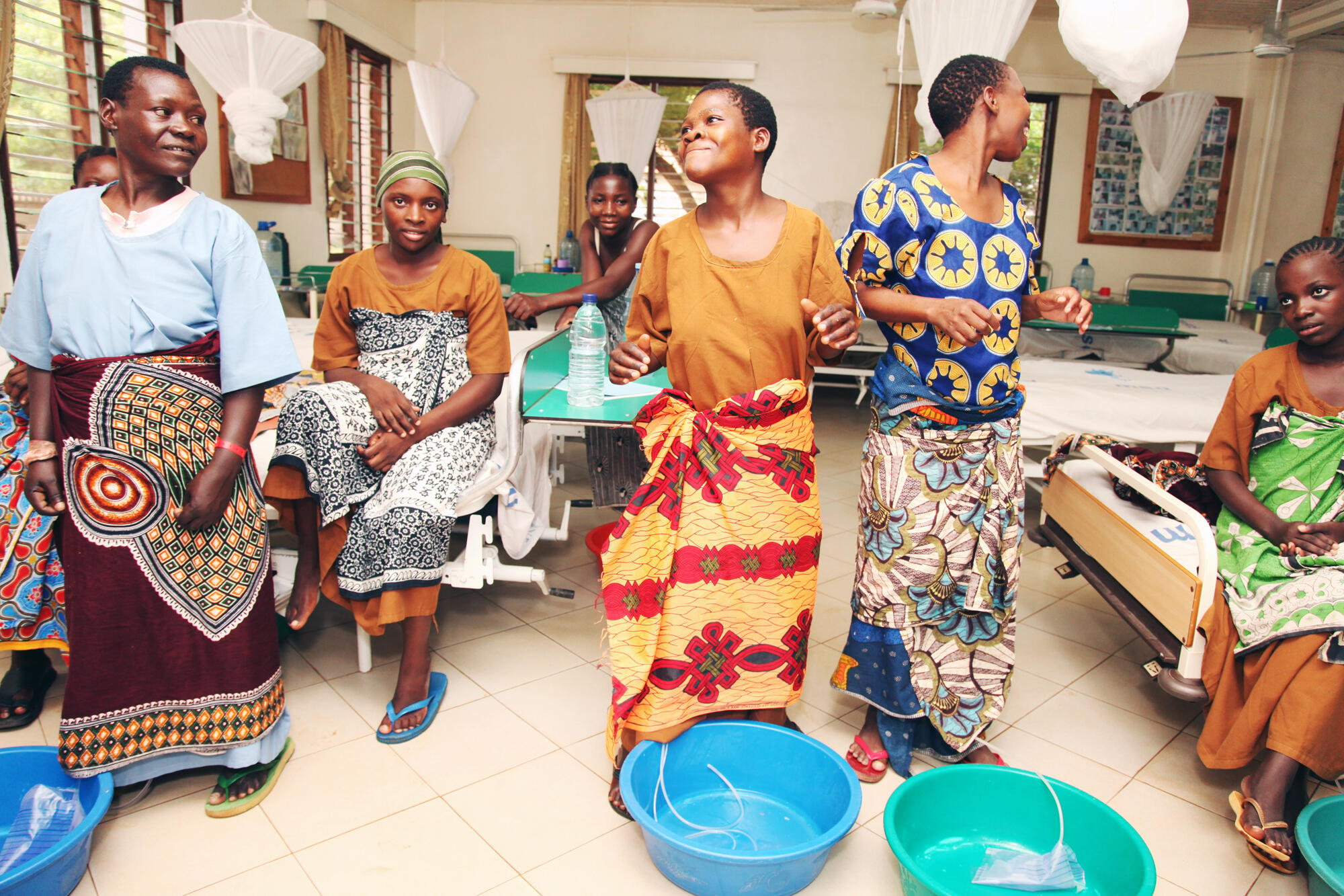 Fistula patients celebrating the healing