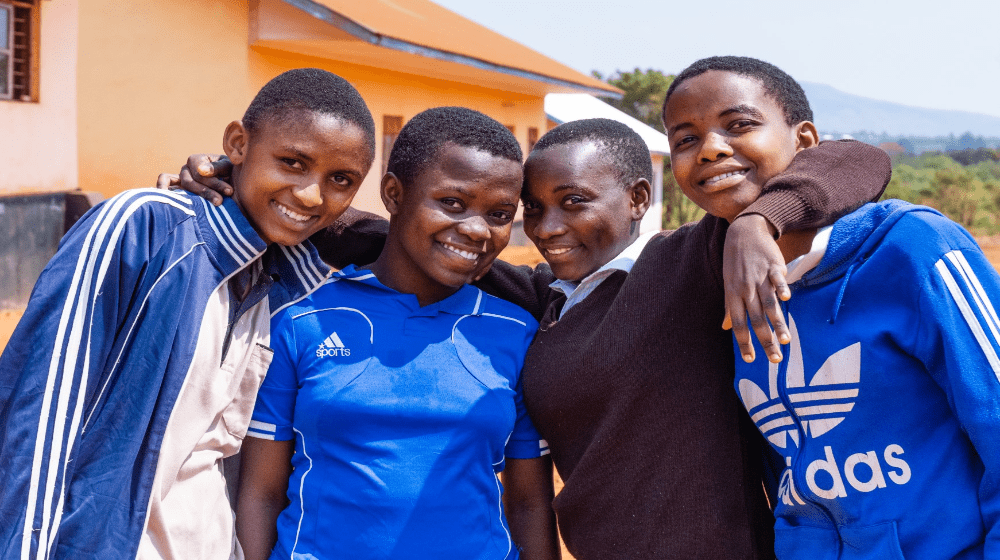 Girls in Kigoma, Tanzania, celebrating the power of adolescent girls initiatives. Photo @UNTanzania KJP