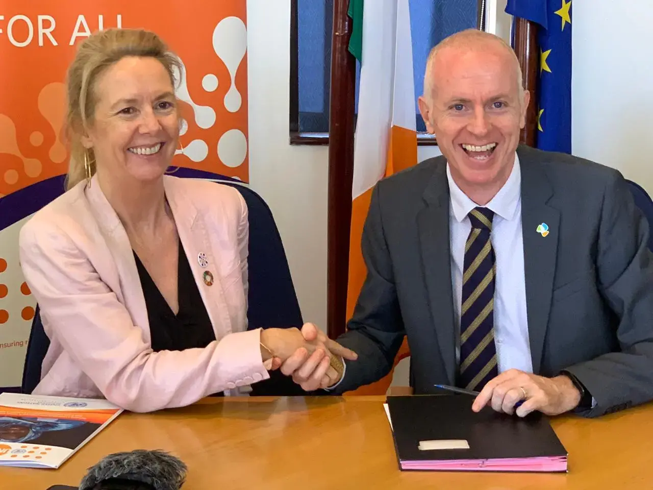 Government of Ireland renews its partnership with UNFPA to support the second year of the Ujana Wangu Nguvu Yangu “My youth, My power” project