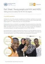 Fact Sheet: Young people and HIV and AIDS: Taking action to realize the 90-90-90 targets